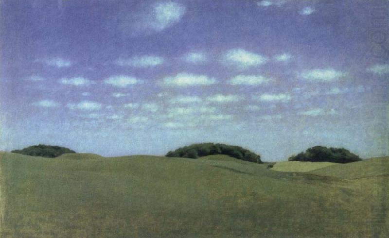 Vilhelm Hammershoi landscape from lejre oil painting picture
